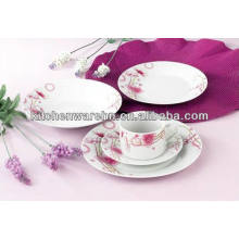 reasonable price dinner set with lavender decal or your design